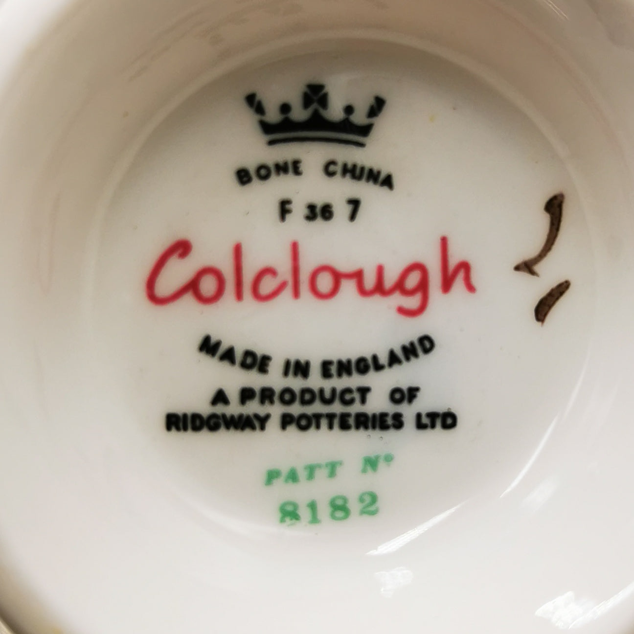 Colclough-Ridgway-China-8182-Teacup-Saucer-and-Side-Plate-Trio