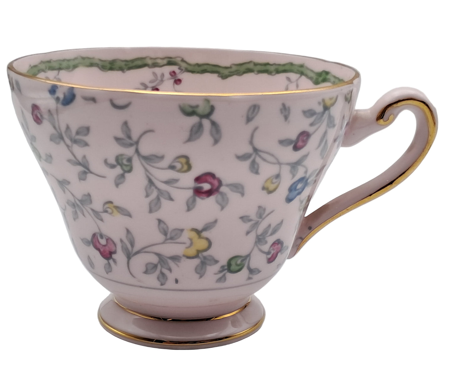 Tuscan Teacup and Saucer Plate by R H & S L Plant China c1950