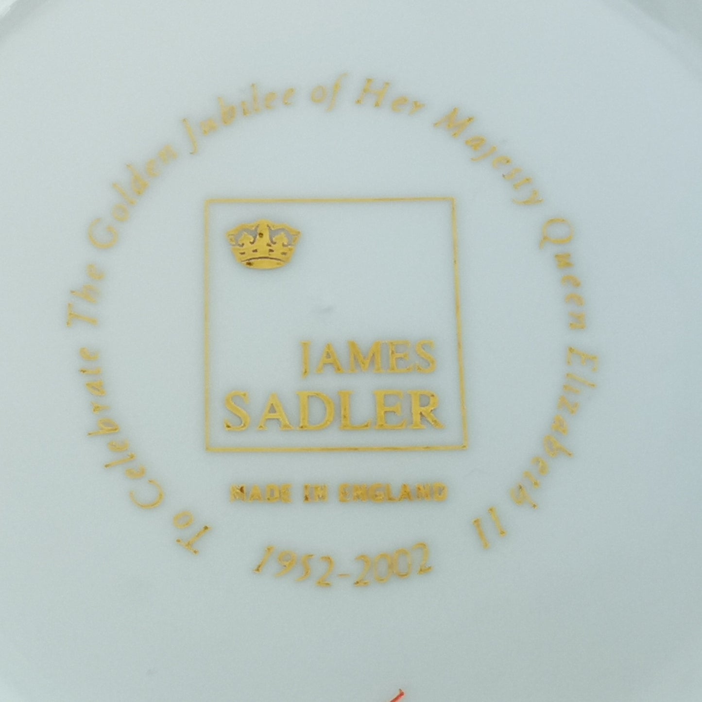 James Sadler Golden Jubilee 2002 China Mug