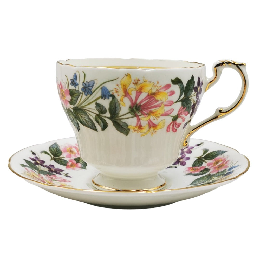 teacup by paragon in country lane pattern