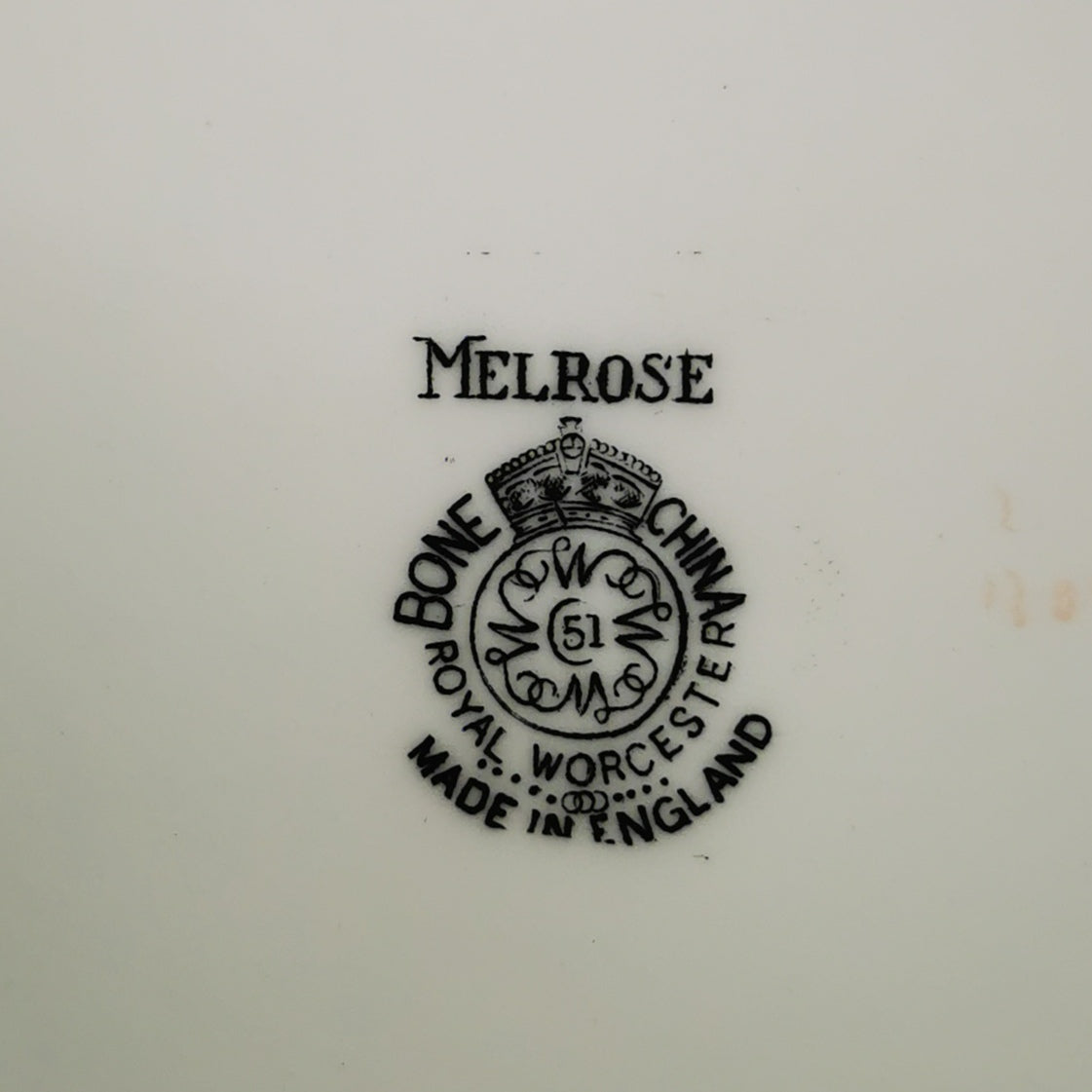 Royal Worcester Porcelain China Melrose 1201 Milk Jug