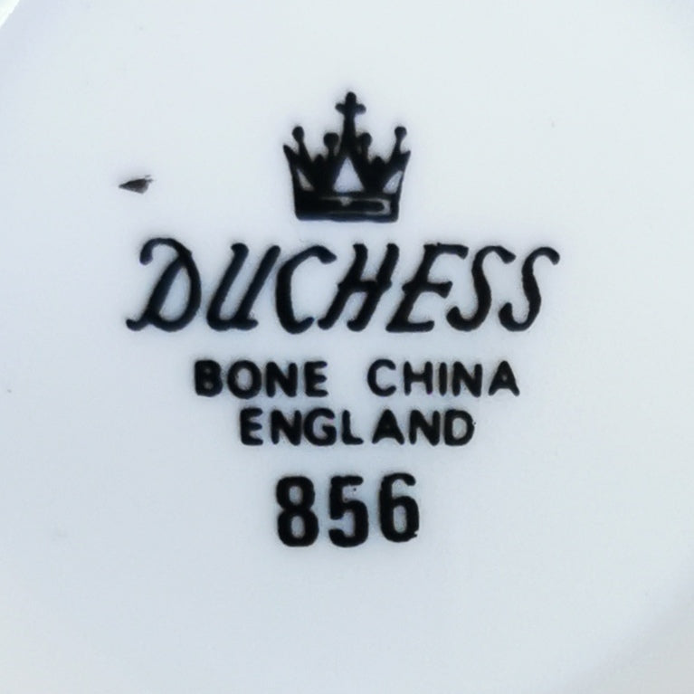 Duchess China 856 Teacup Saucer and Square Side Plate Trio