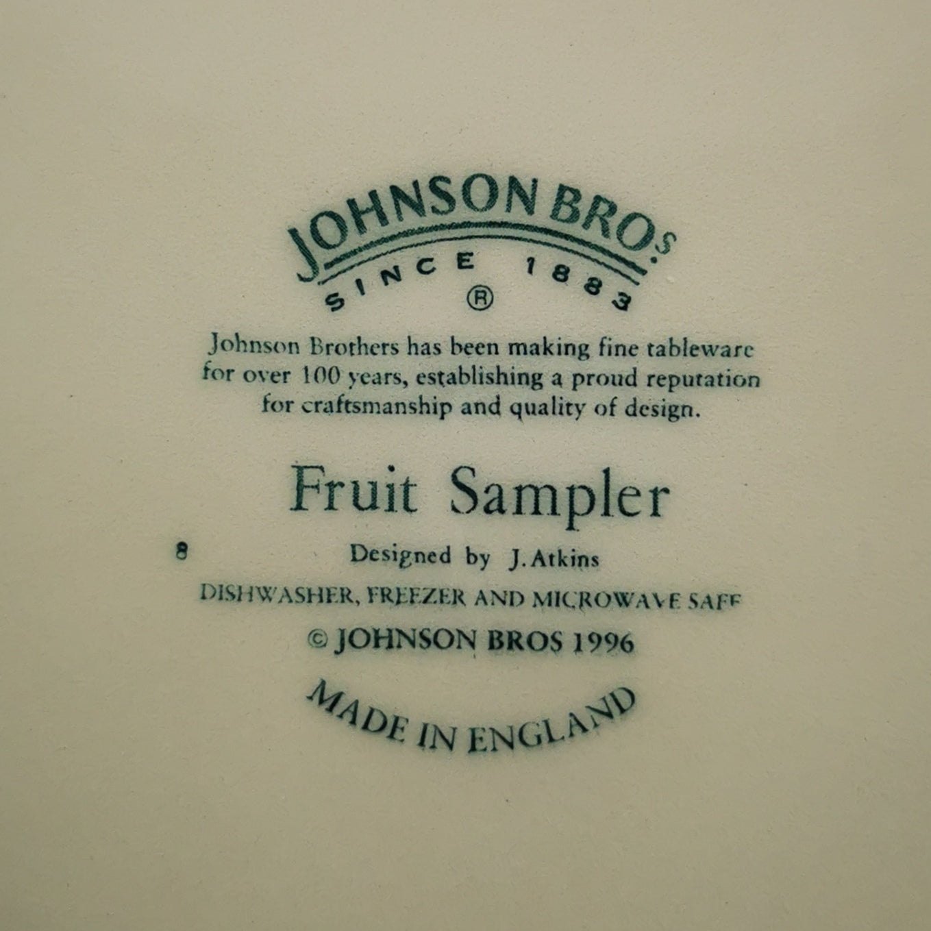 Johnson Brothers Fruit Sampler China Side Plate