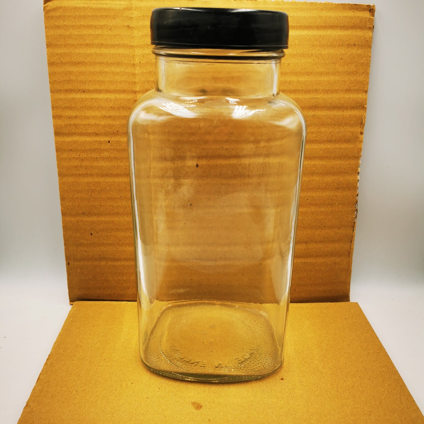 Vintage Glass 12-inch Sweet Jar Made In England 5179