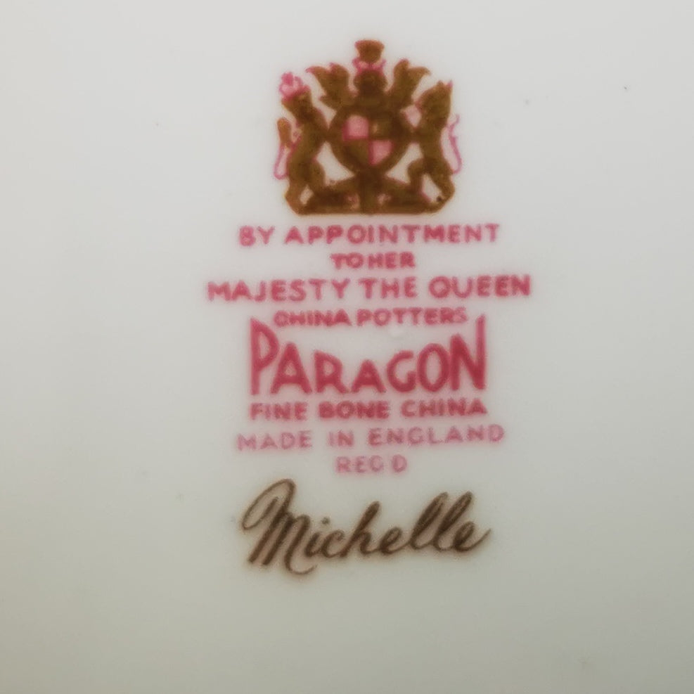 Vintage Paragon China Michelle Cake Plate