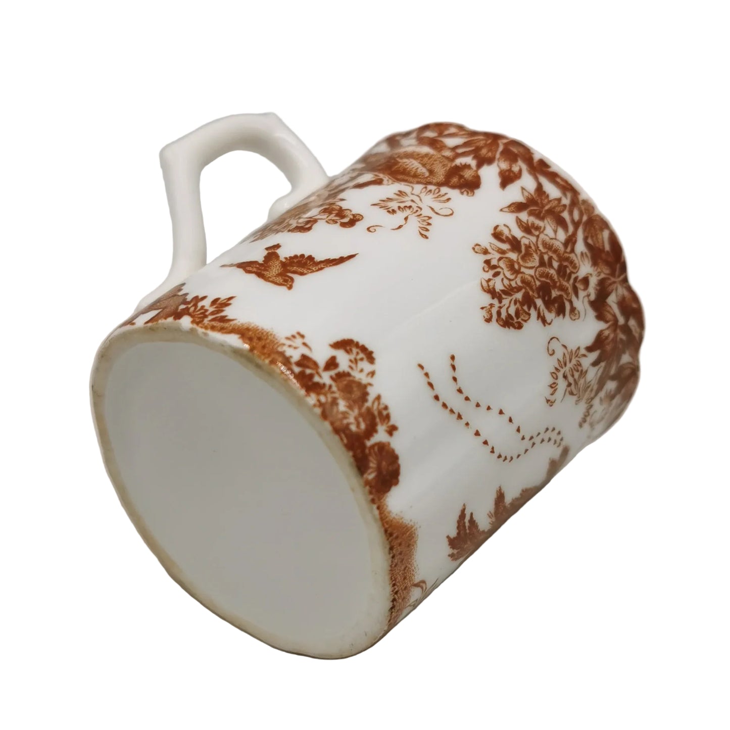 Royal Crown Derby China Red Aves Coffee Can