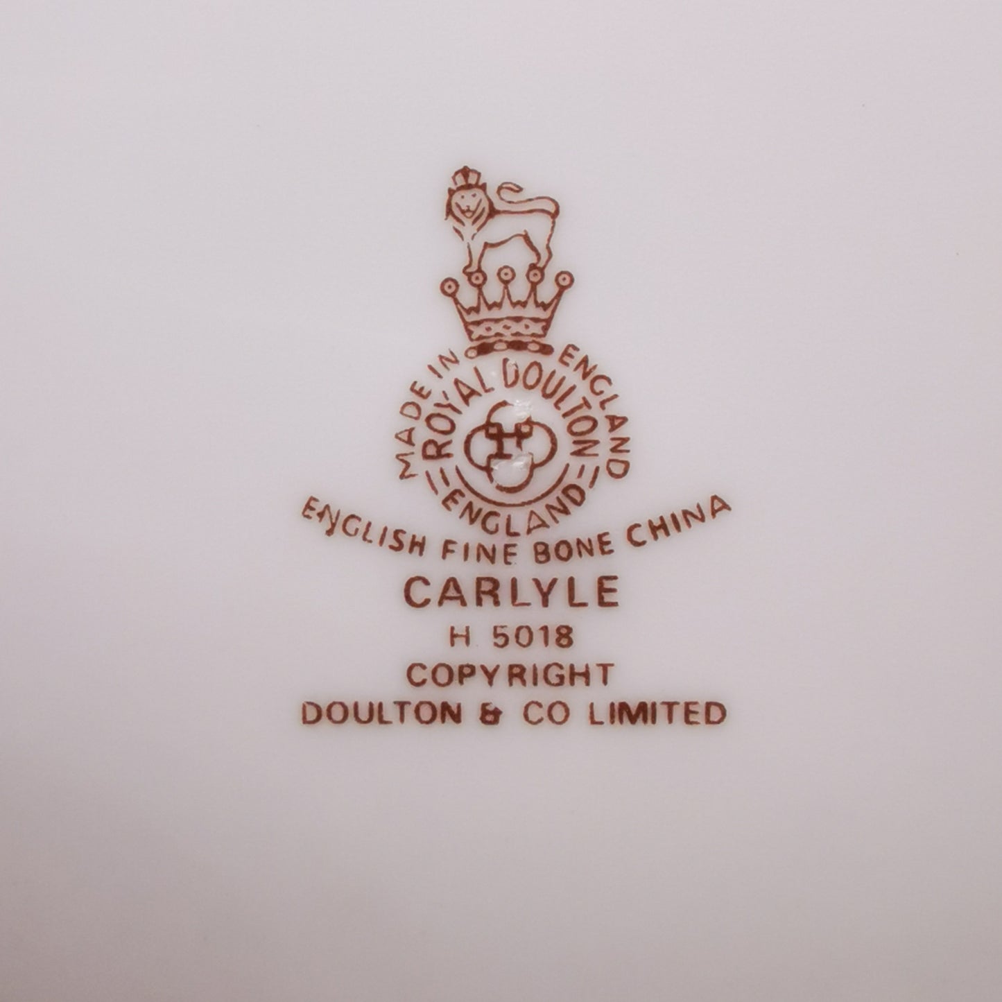 Royal Doulton Carlyle China H5018 10.75-inch Dinner Plate