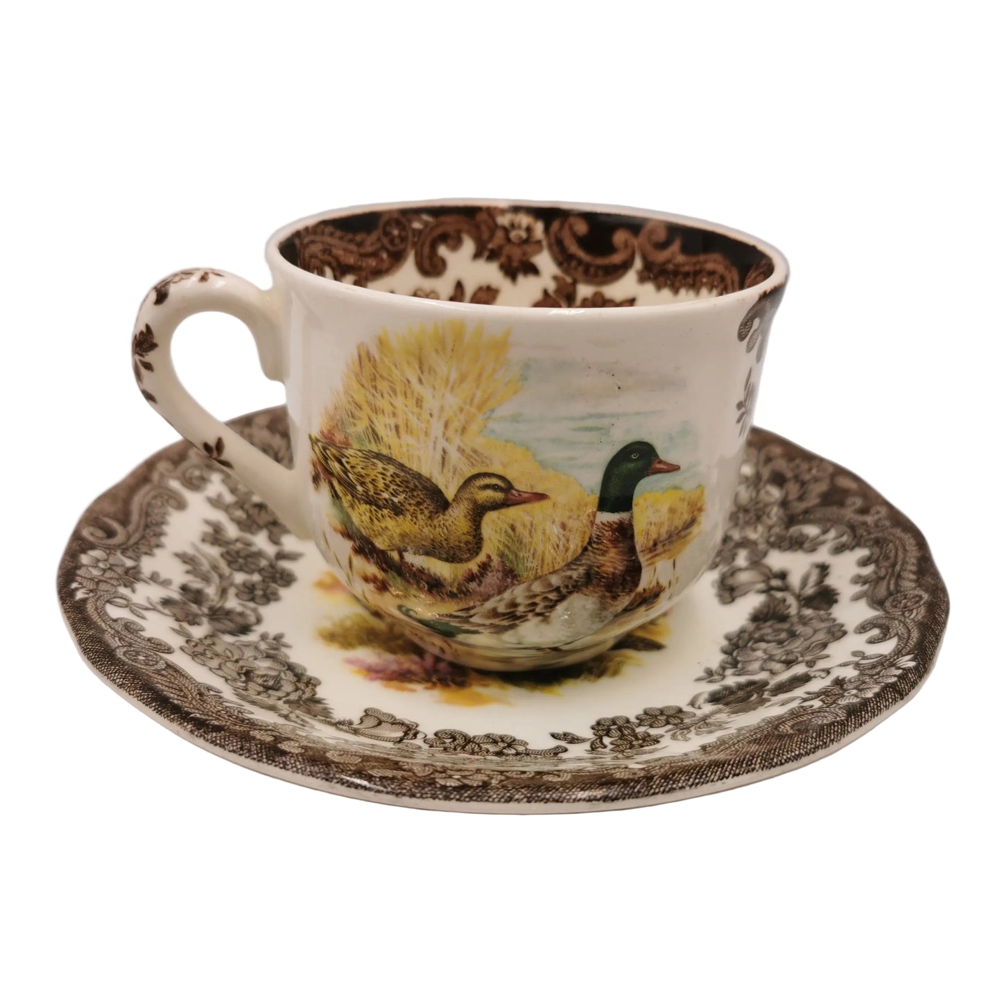 Royal Worcester Palissy China Game Series Quail & Mallard Teacup