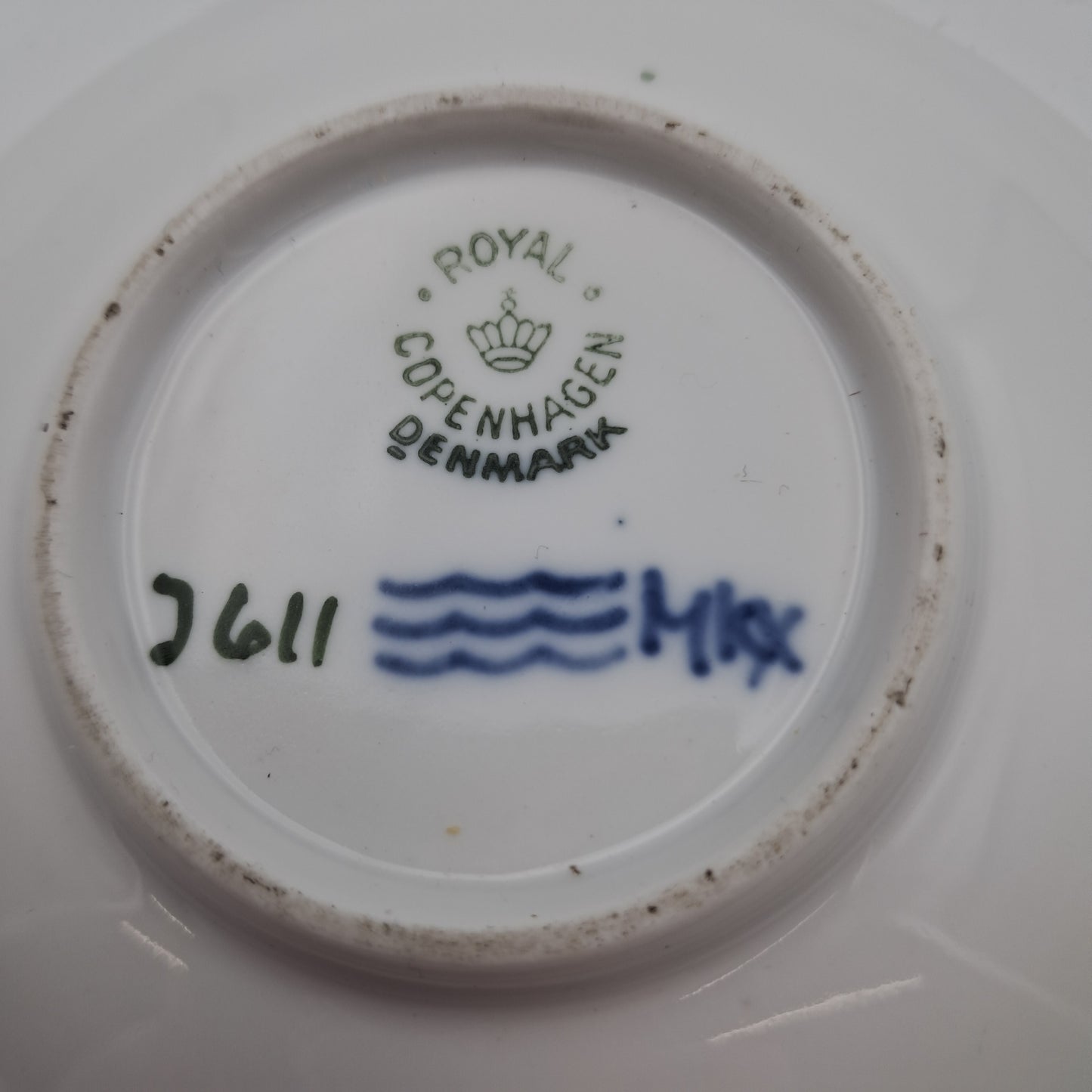 Royal Copenhagen Denmark Pin Dish back stamp