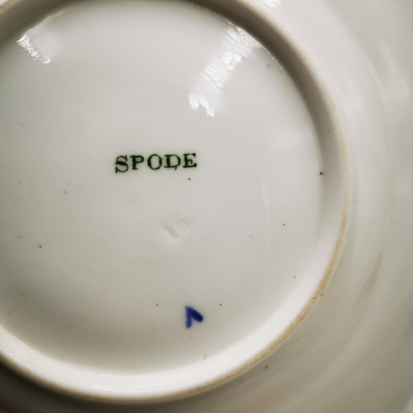 Spode-Felspar-Green-and-Blue-Regency-China-6.5-inch-Saucer