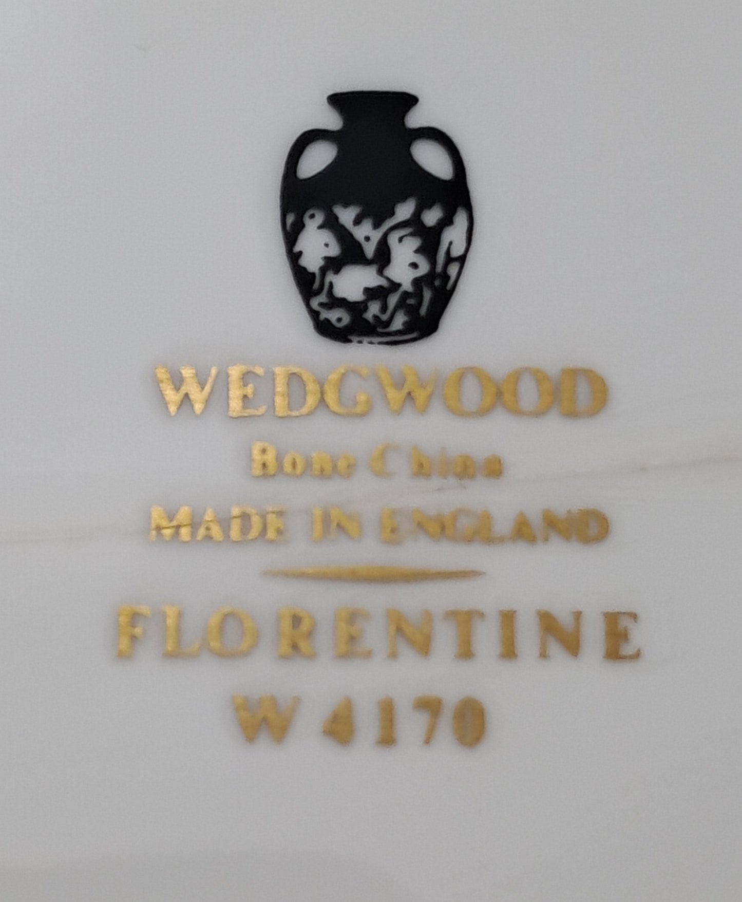 Vintage Wedgwood Florentine back stamp
