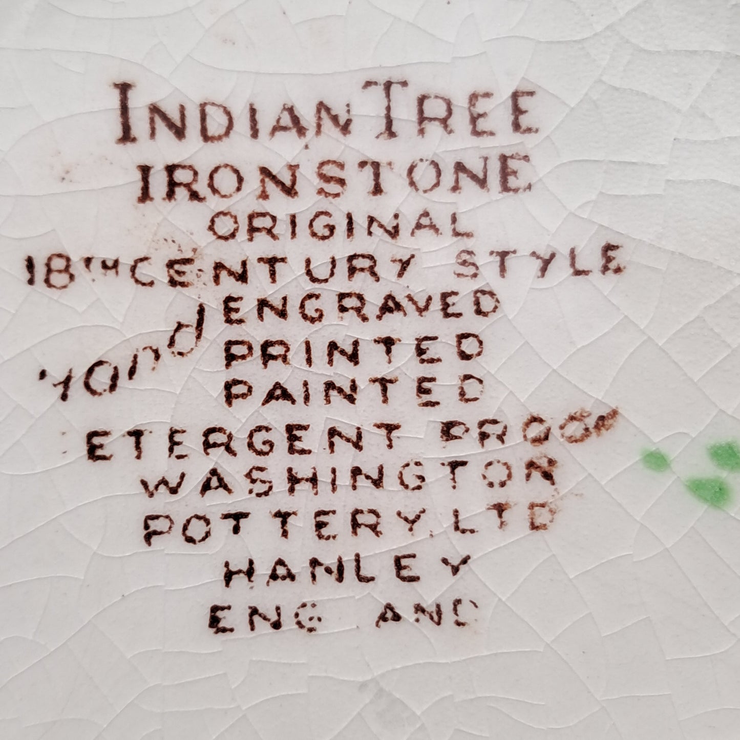Washington-Pottery-Indian-Tree-Small-Sugar-Bowl-Stamp