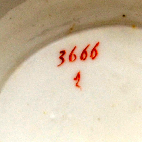 Antique Rockingham China Sucre Lidded Sugar Bowl pattern 3666 c1840-1860 (Repaired)
