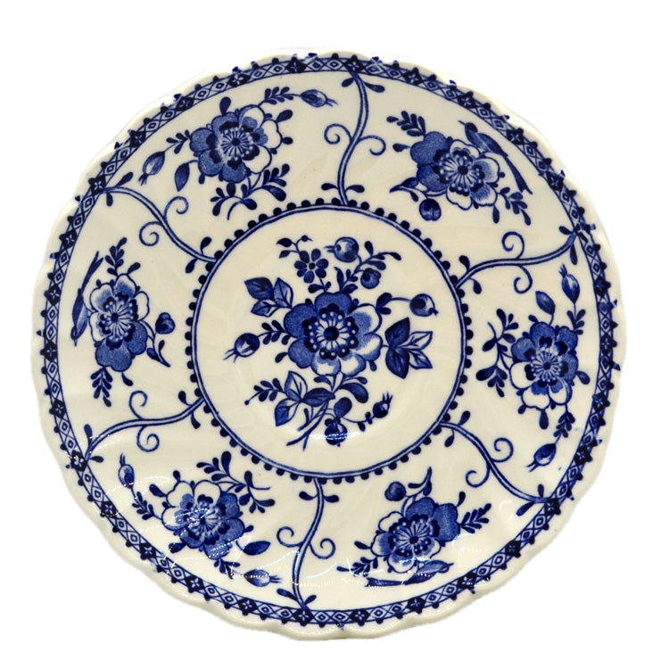 Johnson Brothers Blue Indies Blue and White China Saucer – Vintage