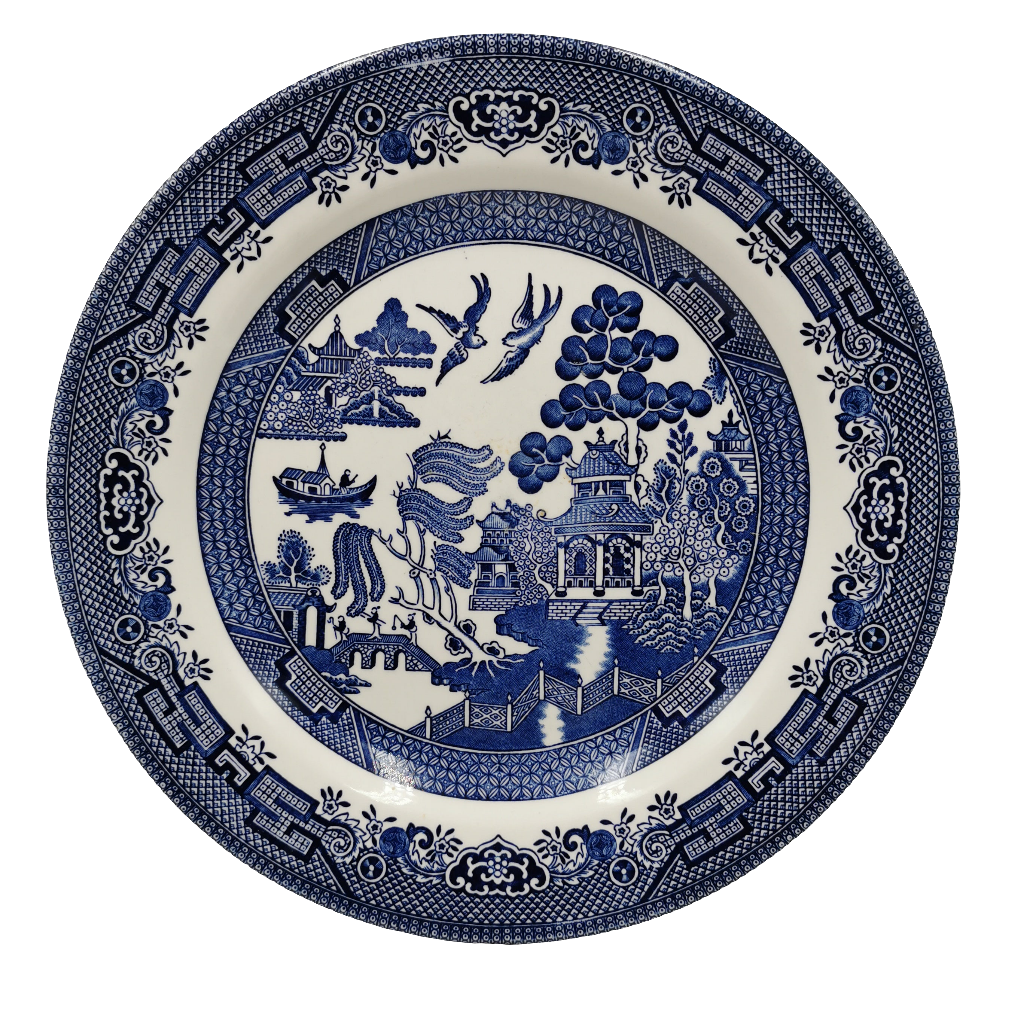 Churchill Blue Willow China 10.25-inch Dinner Plate