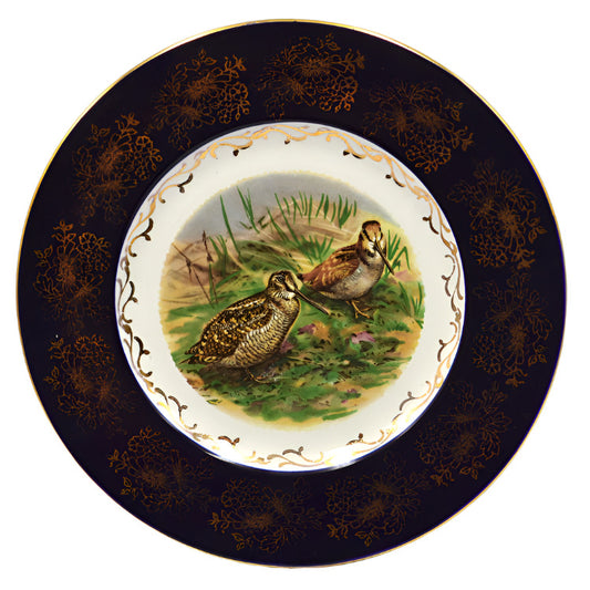 Cinacraft China Game Birds Snipe 10.5-inch Plate