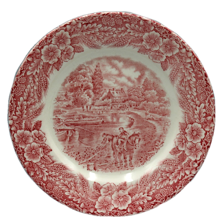 Broadhurst Ironstone Red and White China Constable Series