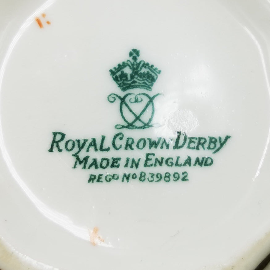 Royal Crown Derby Modern Posies China Sugar Bowl 1940-1945