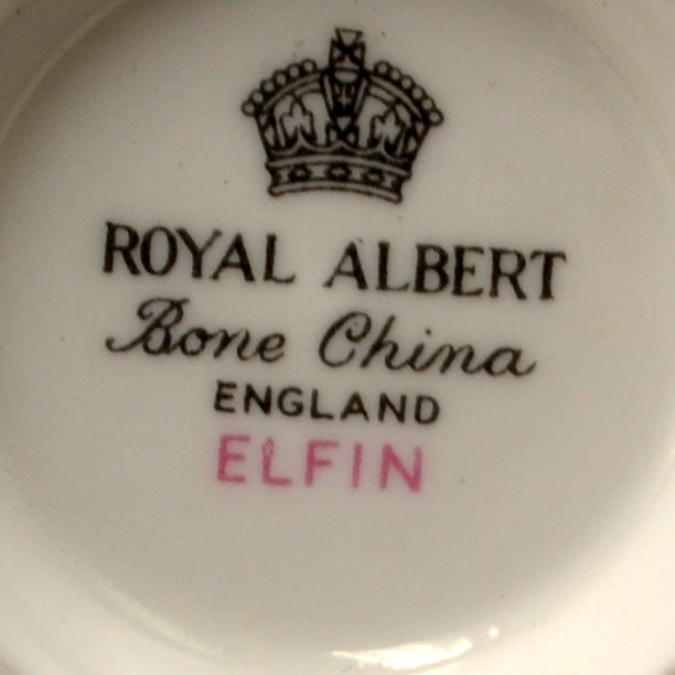 Vintage Bone China Royal Albert Elfin pattern Coffee cup and Saucer Set