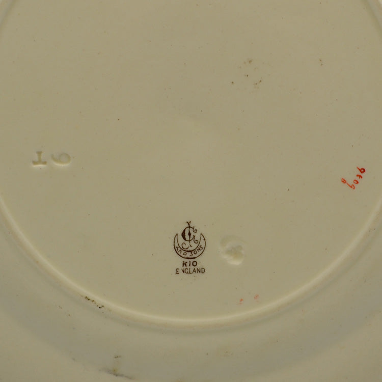Antique George Jones & Sons Kio Pattern China English Dinner Plate