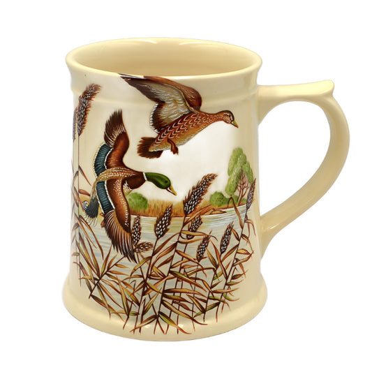 holkham pottery mallards tankard mug
