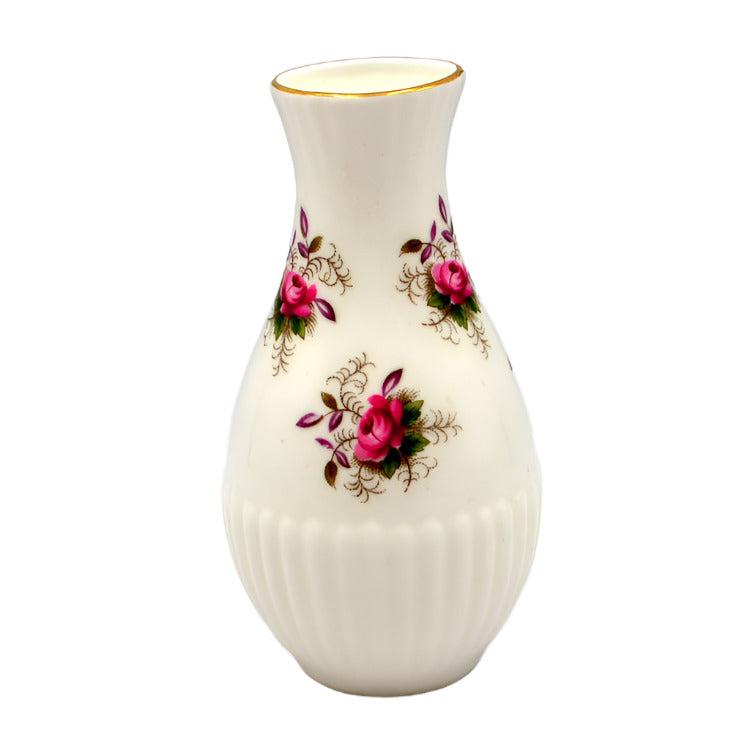 lavender rose royal albert china vase