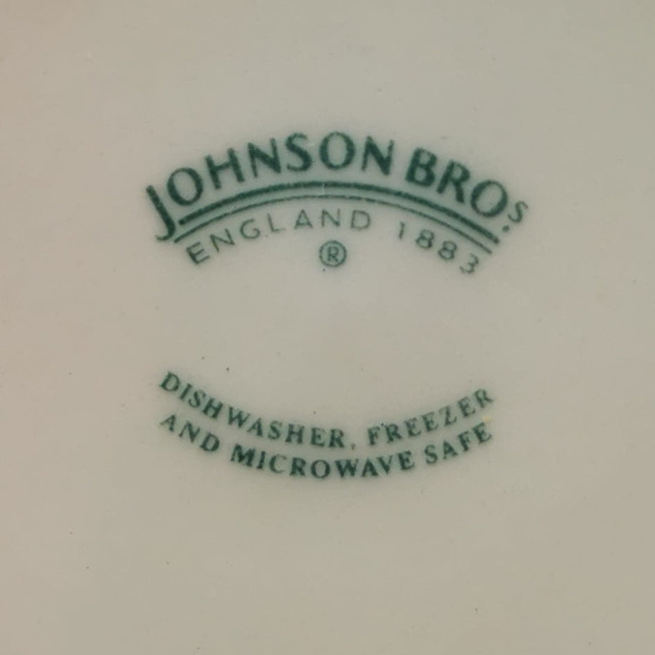 Johnson Brothers Indies Blue and White China Breakfast Cup and Saucer