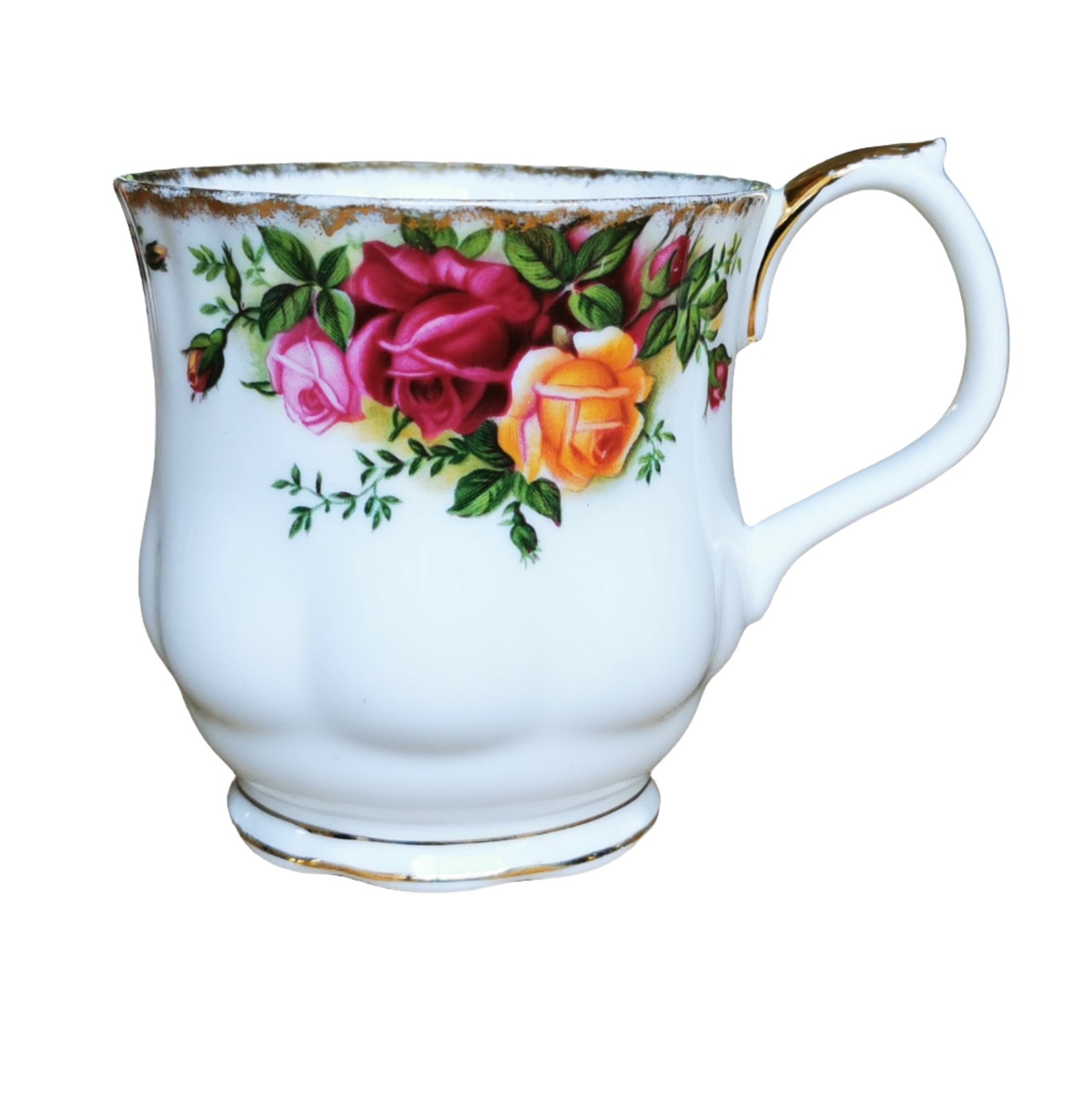 Royal Albert Old Country Roses Bone China Montrose Mug – Vintage Farmhouse  Antiques