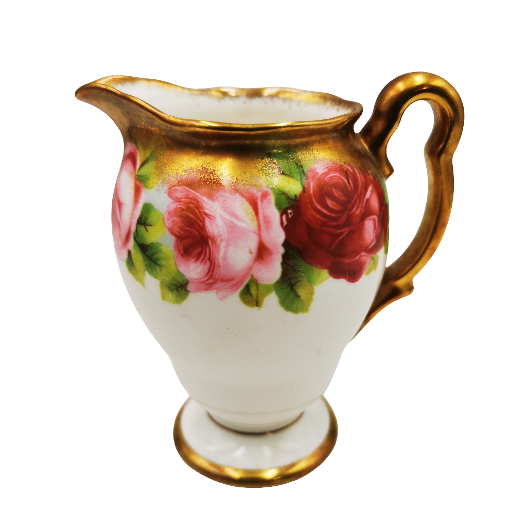 Royal Albert Old English Rose China Coffee Set