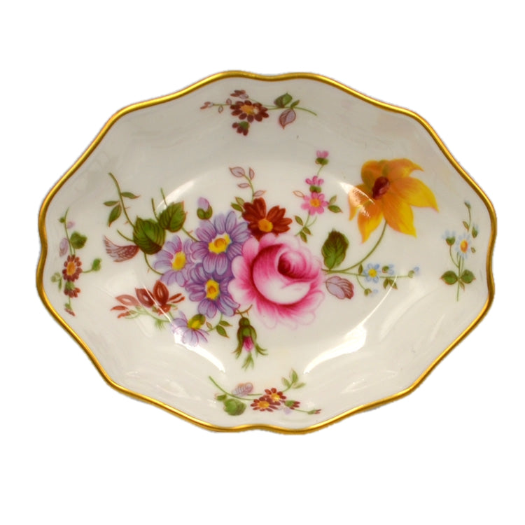 Royal Crown Derby China Posies Small Boxed Trinket Dish – Vintage