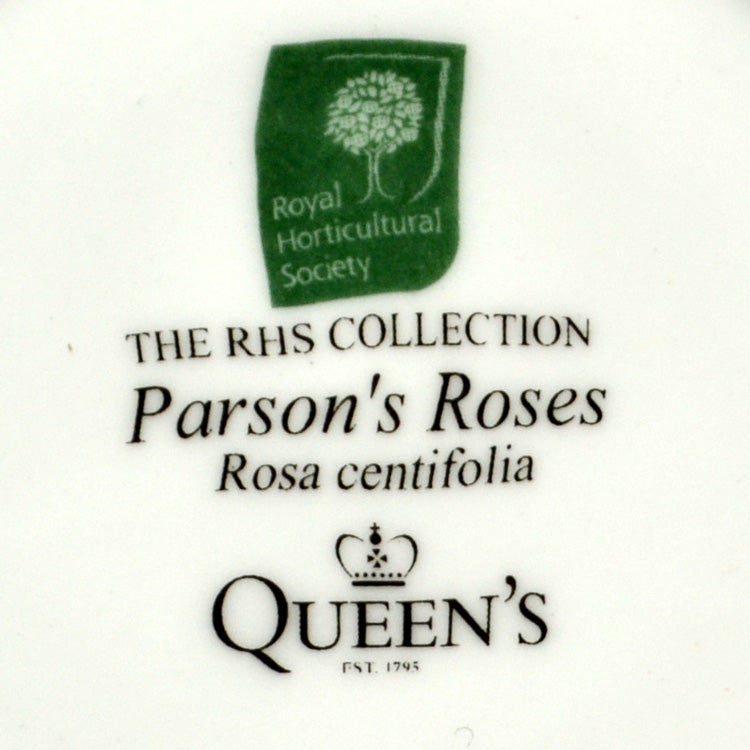 Queens Floral China RHS Collection Parsons Rose Mug