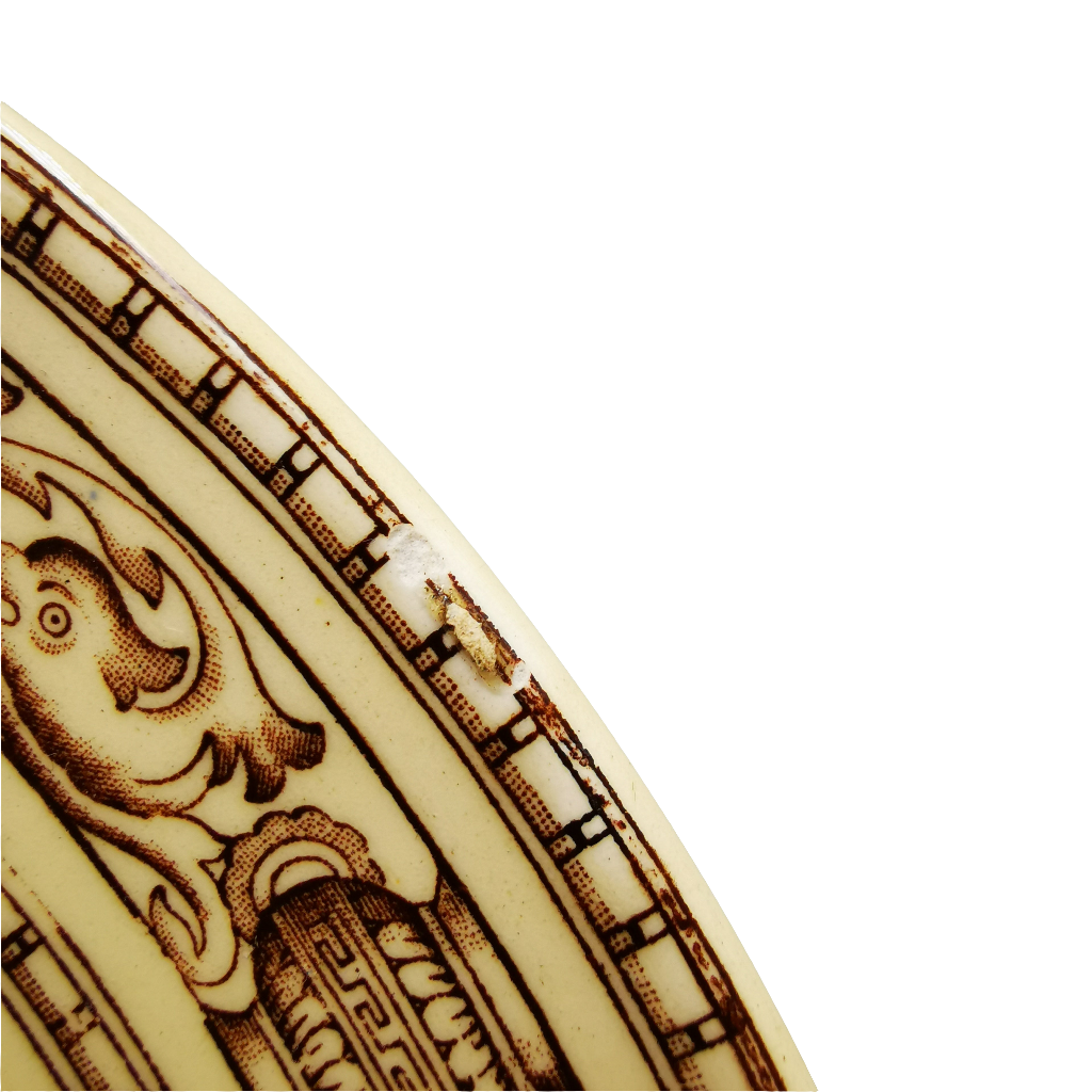 Adams Cries of London China Dinner Plate Knives Scissors, Razors to Grind