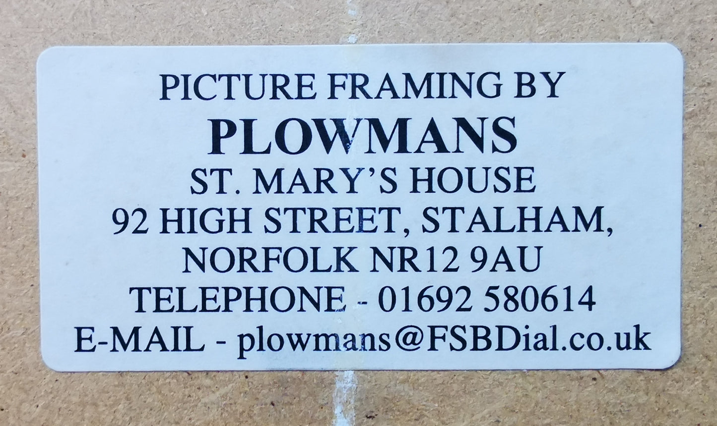 John Middleton Alby Norfolk 1847 Framed Print