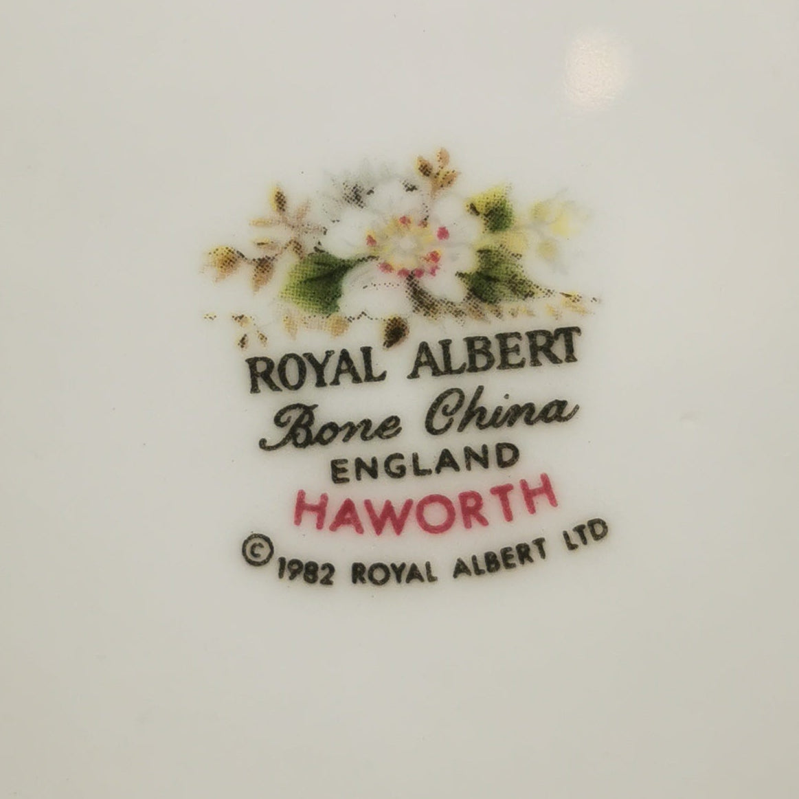 Royal Albert China Haworth Cake Plate