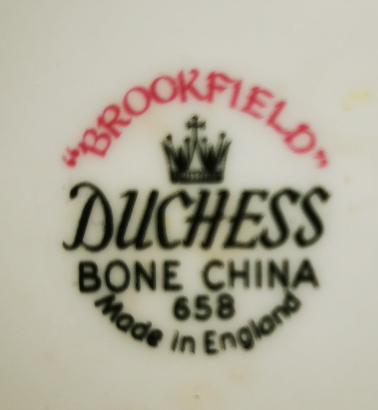 Duchess China Brookfield 658 Pattern Teacup, Saucer and Side Plate Trio