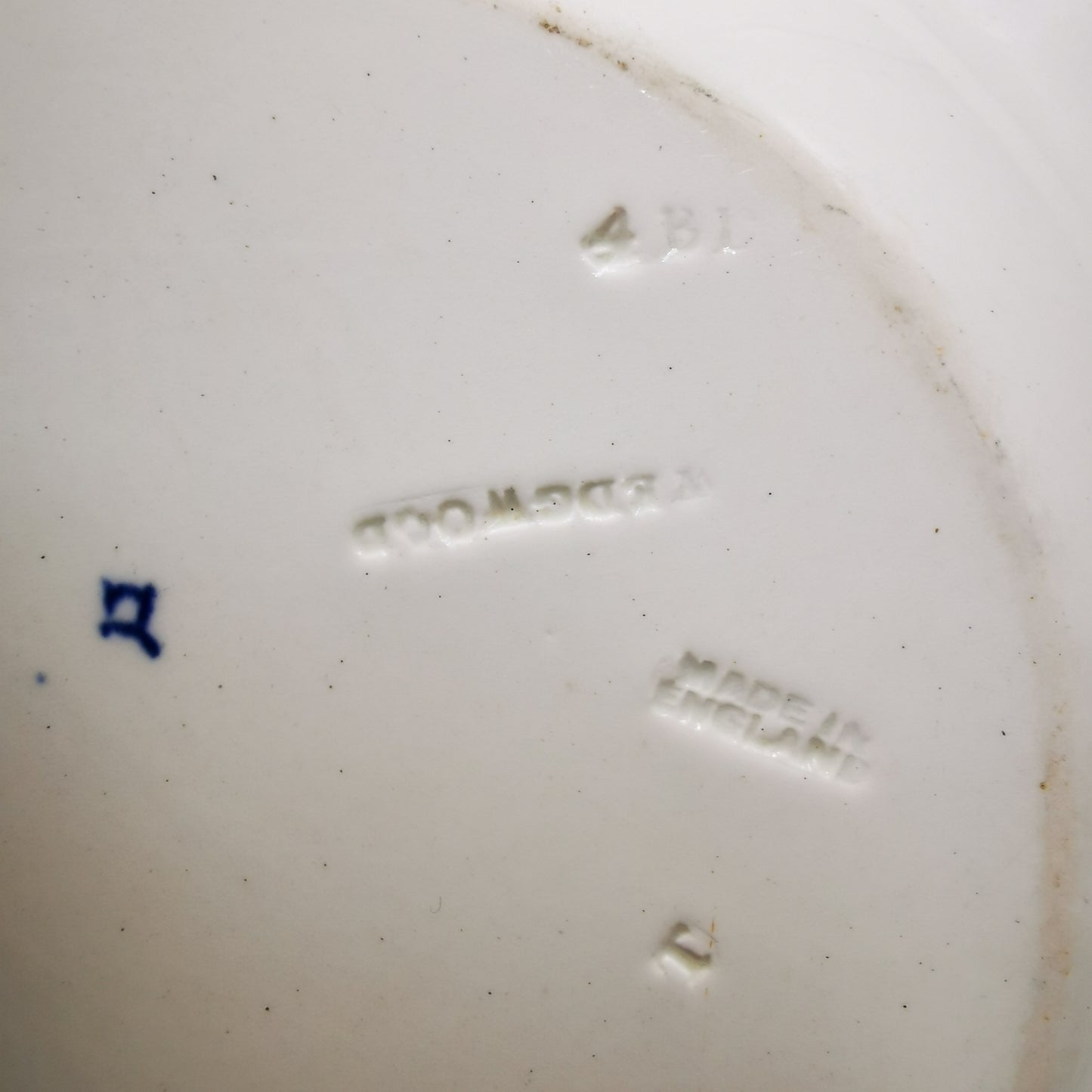 Antique Wedgwood Blue Willow China Plate Dish