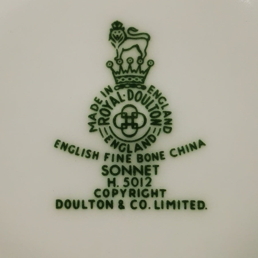 Royal Doulton Sonnet China H5012 6.5-inch Side Plate