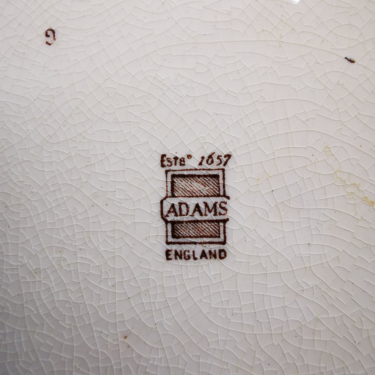 Adams Cries of London China Dinner Plate Sweet China Oranges