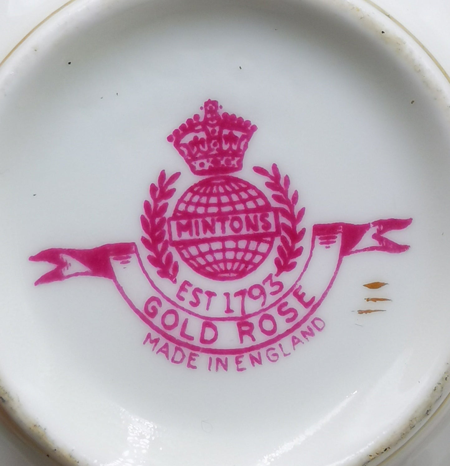 Mintons Gold Rose H4680 China Saucer