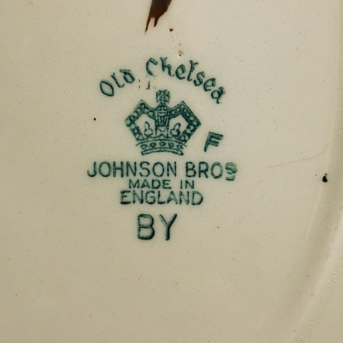 Johnson Brothers China Old Chelsea Autumn Flowers Rimmed Soup Bowl