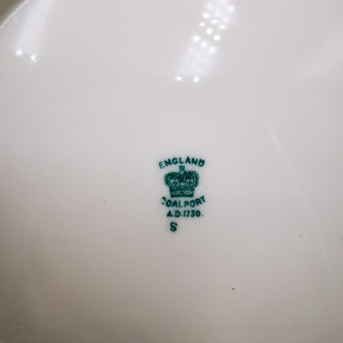 Antique Coalport China Indian Tree 8.5-inch Dessert Plate