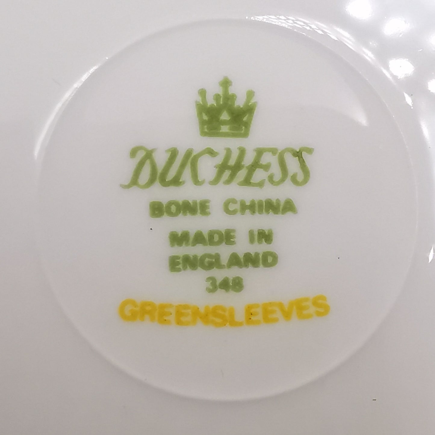 Vintage Duchess Bone China Cereal Bowl in pattern 348 Greensleeves.