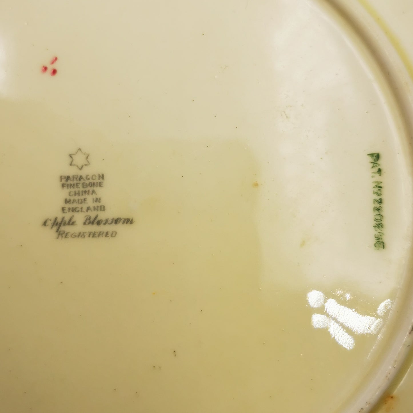 Antique Paragon China Apple Blossom G746 Square Cake Plate