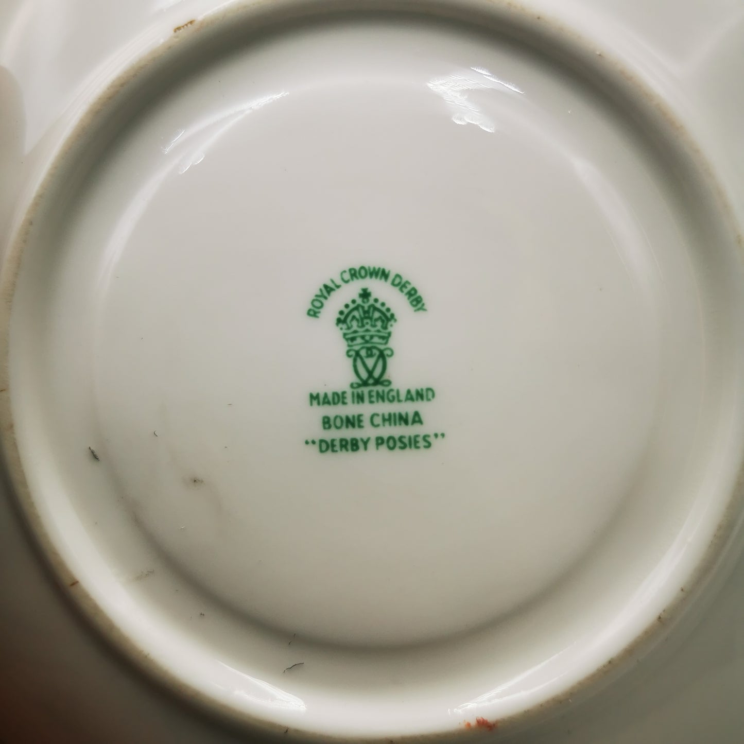 Royal Crown Derby China Posies Teacup and Saucer 1921-1965