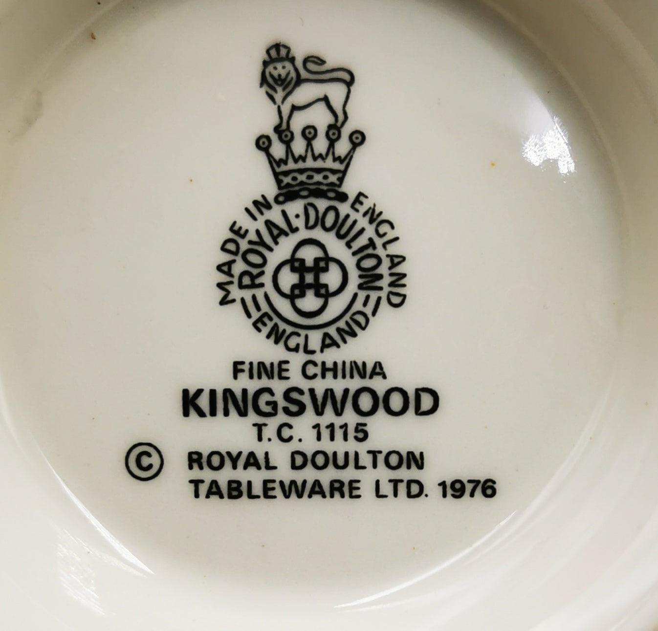 Royal Doulton China Kingswood TC1115 Milk Jug