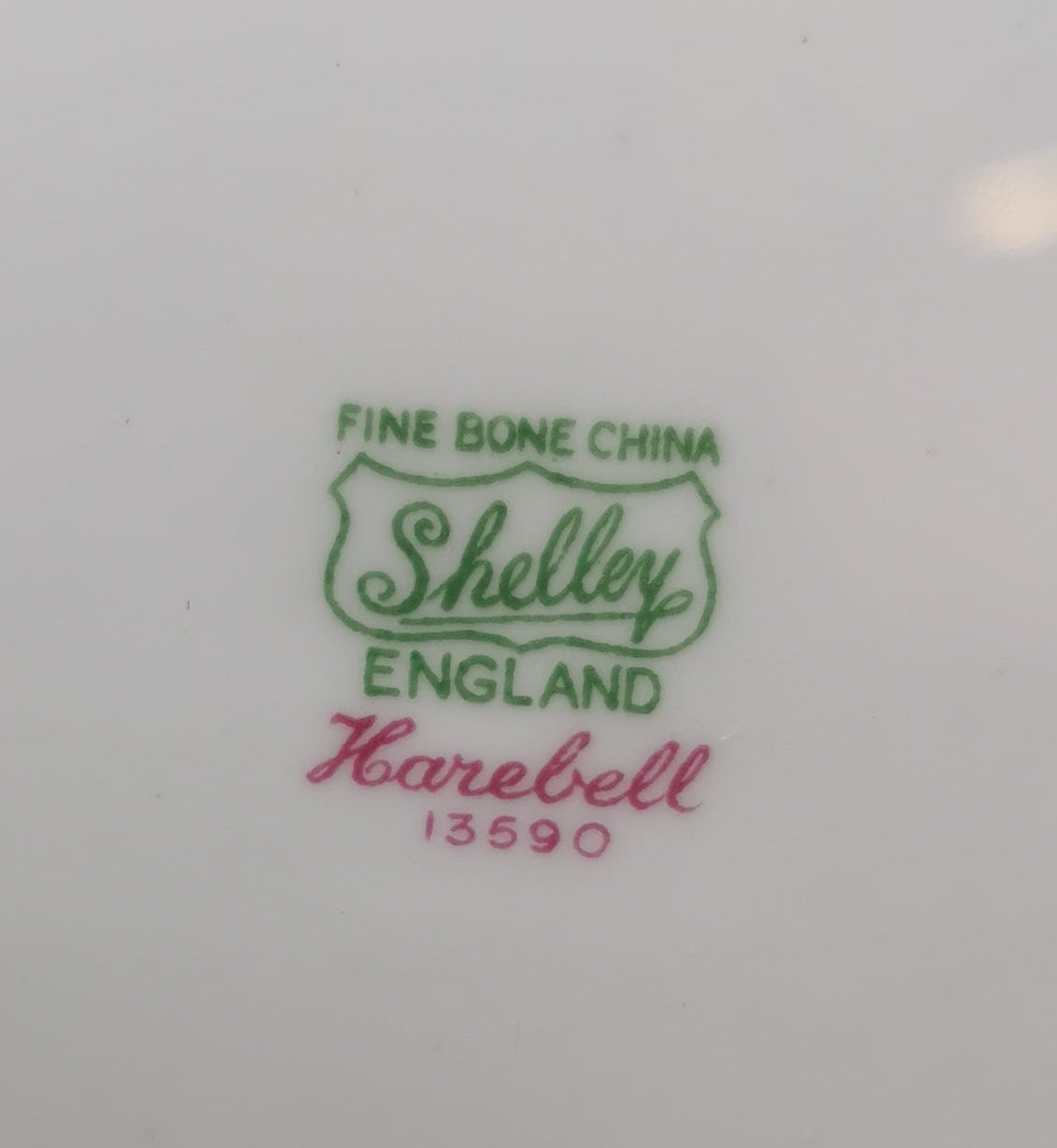 Shelley Harebell 13590 Floral China Cake Plate