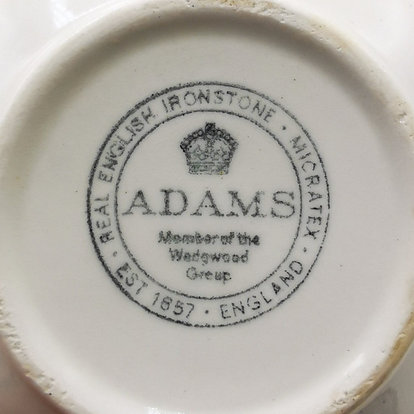 Adams English Scenic Blue and White China Breakfast Cup
