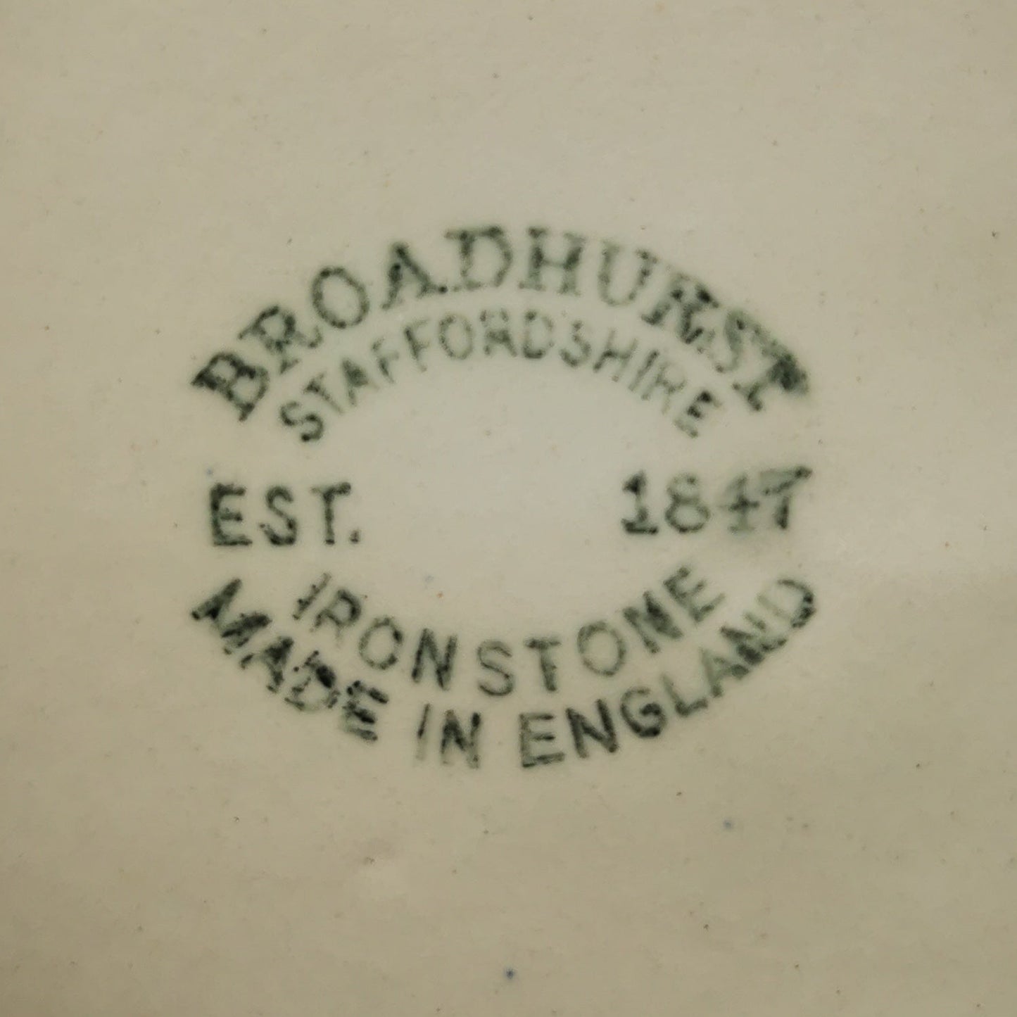 Broadhurst Blue and White Willow China Teacup Trio