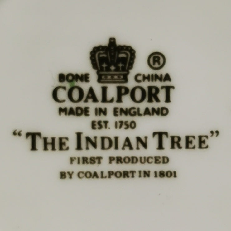Coalport China Indian Tree Teacup and Saucer