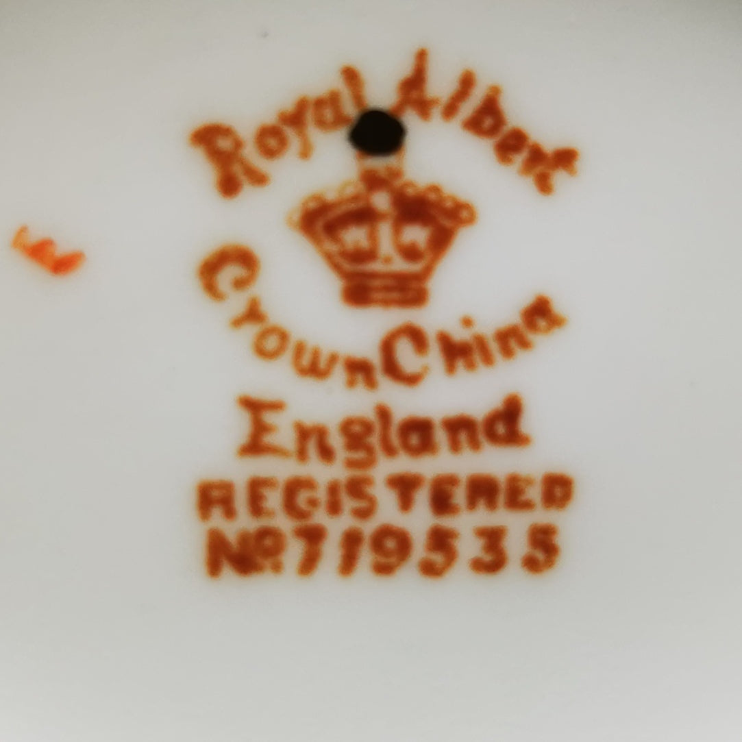 Antique Royal Albert Crown China Imari 5964 Sugar Bowl